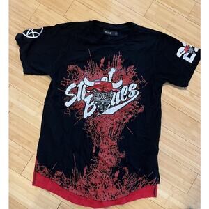 Chicago Bulls Legend Street Bullies T shirt Size L -HUGE BRAND  #23 Jordan